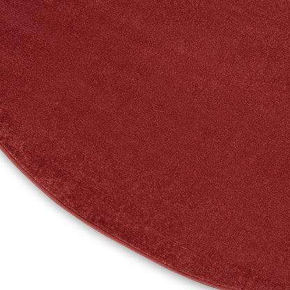 6' X 6' Brick Red Round Indoor Outdoor Area Rug HomeRoots