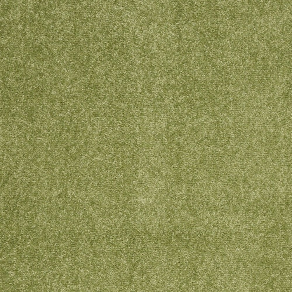 4' Runner Green Indoor Outdoor Runner Rug — view 3