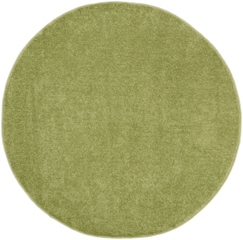4' Green Round Indoor Outdoor Area Rug — view 9