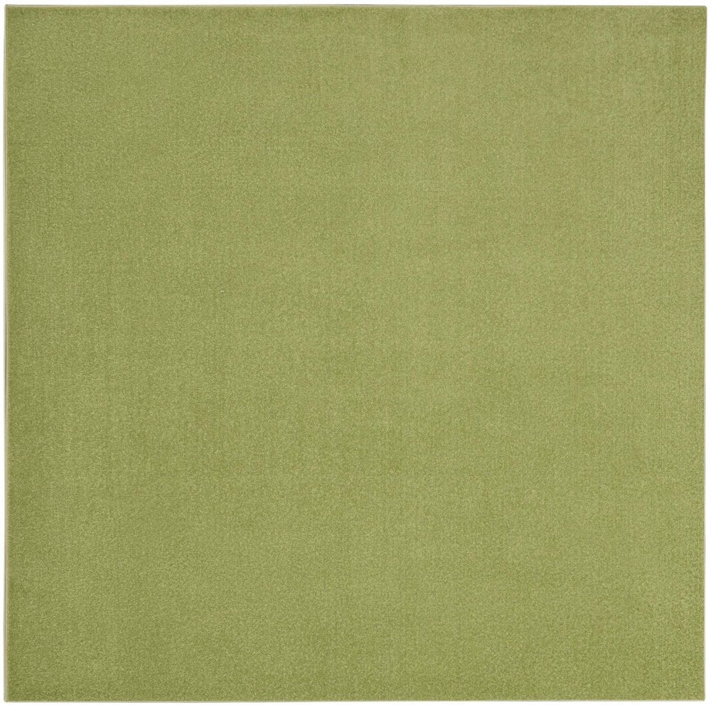 5' X 5' Green Square Indoor Outdoor Area Rug HomeRoots