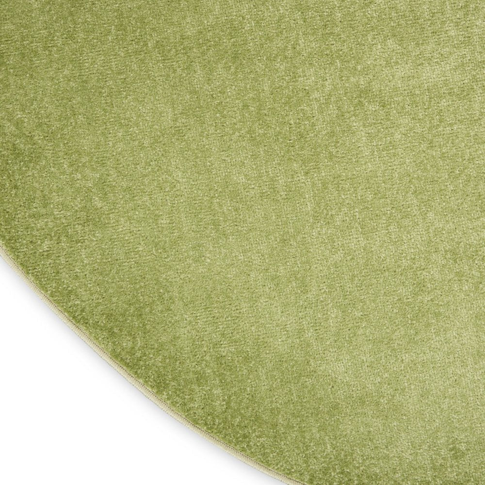6' X 6' Green Round Indoor Outdoor Area Rug — view 6