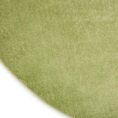 6' X 6' Green Round Indoor Outdoor Area Rug HomeRoots