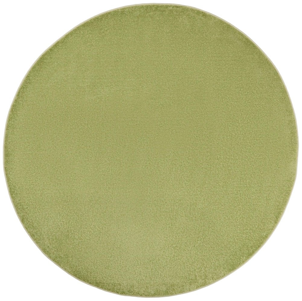 6' X 6' Green Round Indoor Outdoor Area Rug — view 9