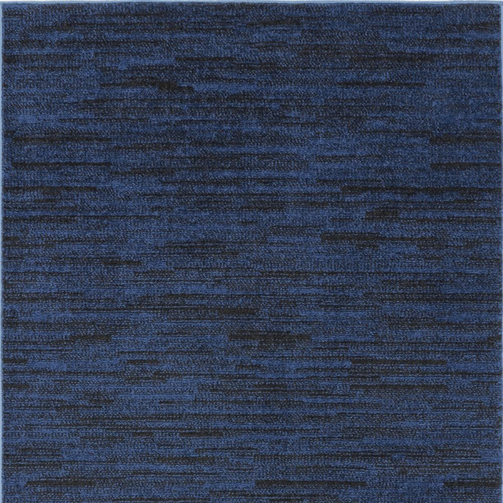 3' X 5' Blue Indoor Outdoor Area Rug — view 2