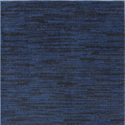 3' X 5' Blue Indoor Outdoor Area Rug HomeRoots