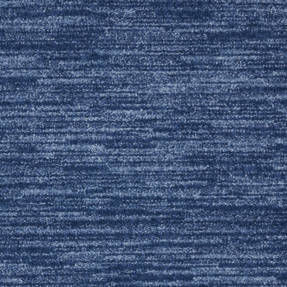 4' Runner Navy Blue Indoor Outdoor Runner Rug — view 3