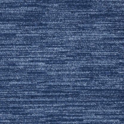 4' Runner Navy Blue Indoor Outdoor Runner Rug