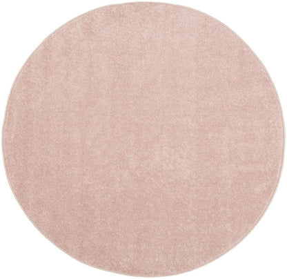 4' Pink Round Indoor Outdoor Area Rug HomeRoots