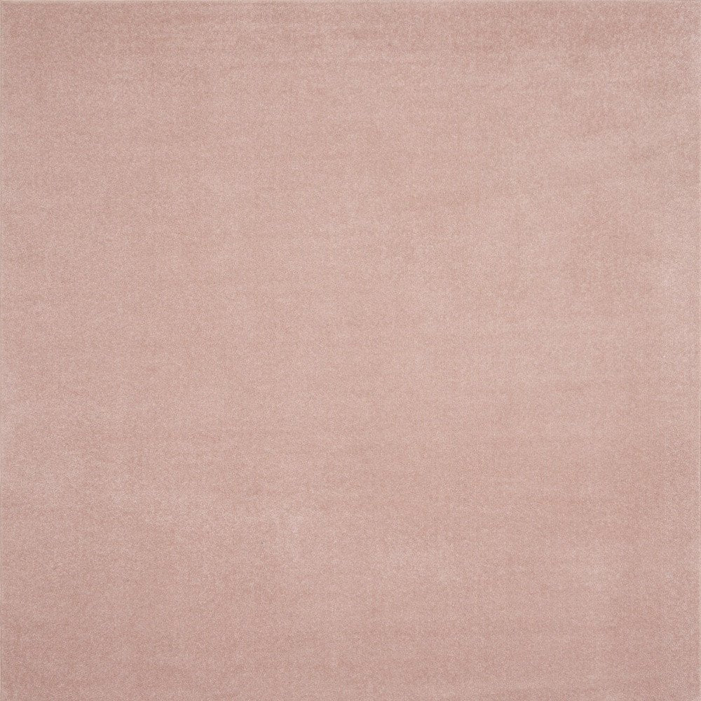 5' X 5' Pink Square Indoor Outdoor Area Rug — view 3