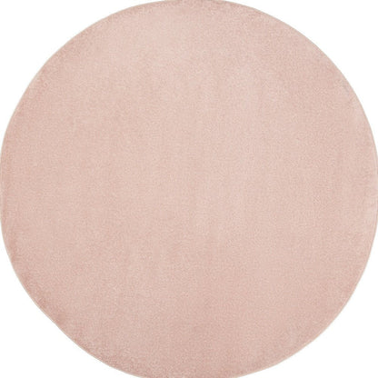 6' X 6' Pink Round Indoor Outdoor Area Rug HomeRoots
