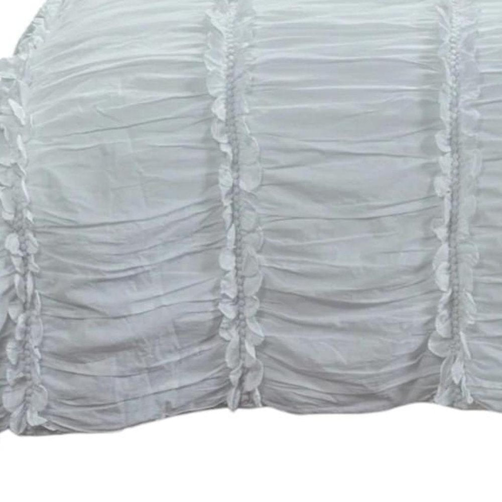 92" X 106" White Cotton Quilt — view 4