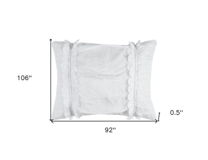 White King 100% Cotton 300 Thread Count Machine Washable Down Alternative Comforter - FurniFindUSA