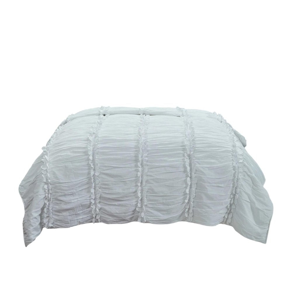 92" X 106" White Cotton Quilt — view 2