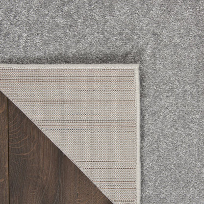 5' X 5' Gray Square Indoor Outdoor Area Rug HomeRoots
