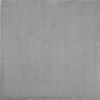 5' X 5' Gray Square Indoor Outdoor Area Rug HomeRoots