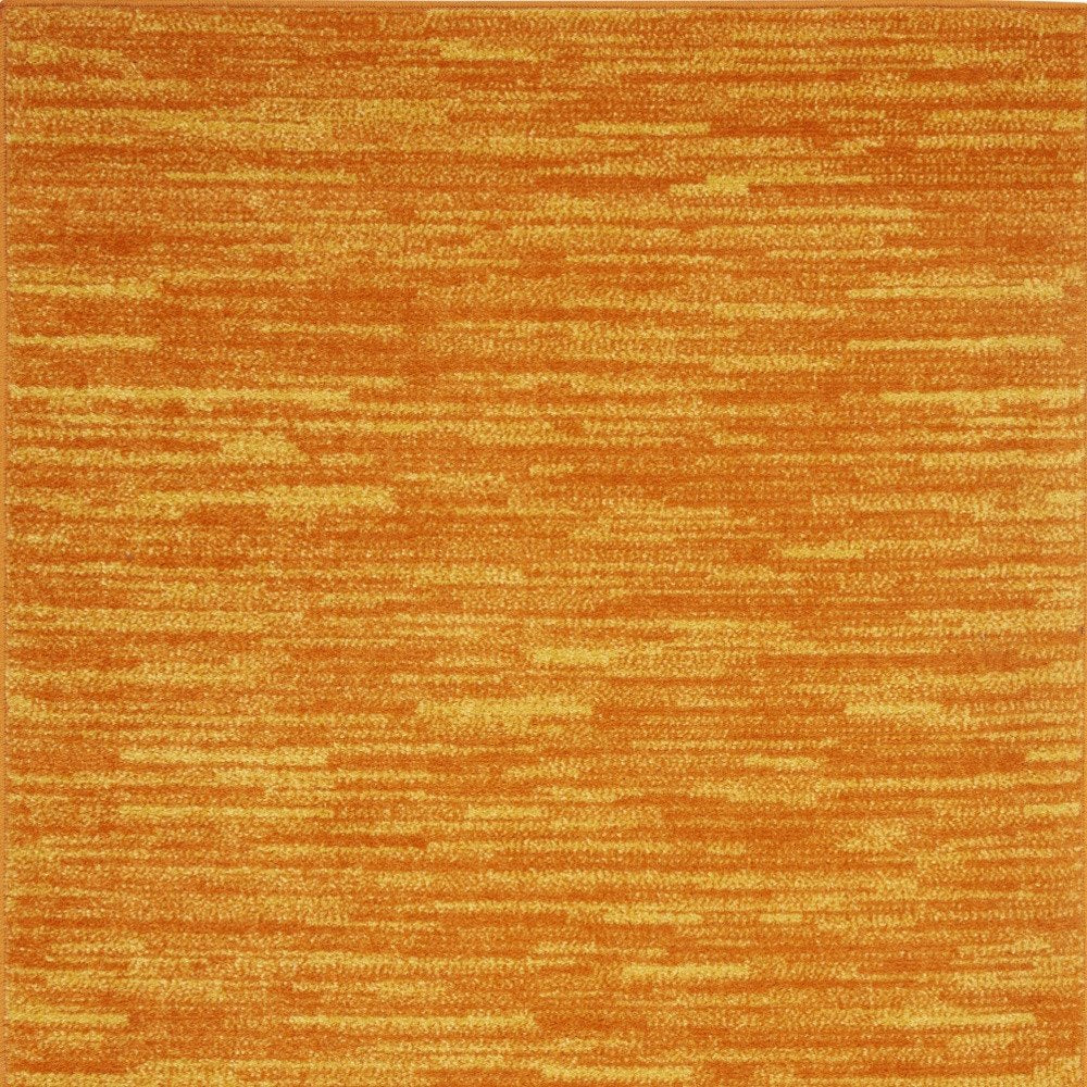 3' X 5' Orange Indoor Outdoor Area Rug — view 3