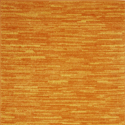 3' X 5' Orange Indoor Outdoor Area Rug HomeRoots