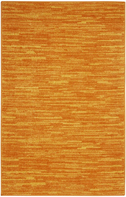 3' X 5' Orange Indoor Outdoor Area Rug HomeRoots
