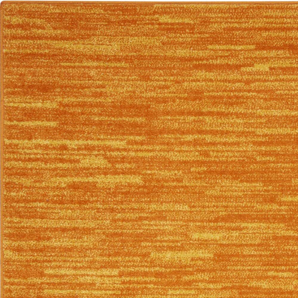 3' X 5' Orange Indoor Outdoor Area Rug — view 2