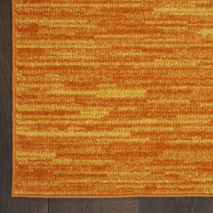 3' X 5' Orange Indoor Outdoor Area Rug HomeRoots