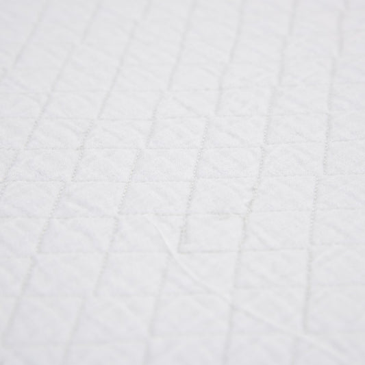 White Checkered King Quilt HomeRoots