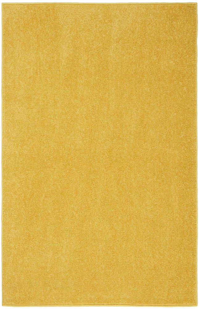 2' X 4' Yellow Indoor Outdoor Runner Rug HomeRoots