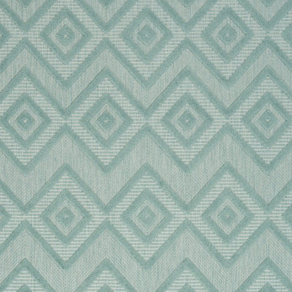4' X 6' Aqua Indoor Outdoor Area Rug HomeRoots