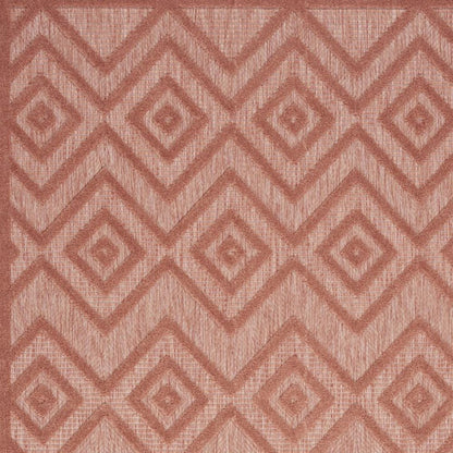 4' X 6' Coral Indoor Outdoor Area Rug HomeRoots