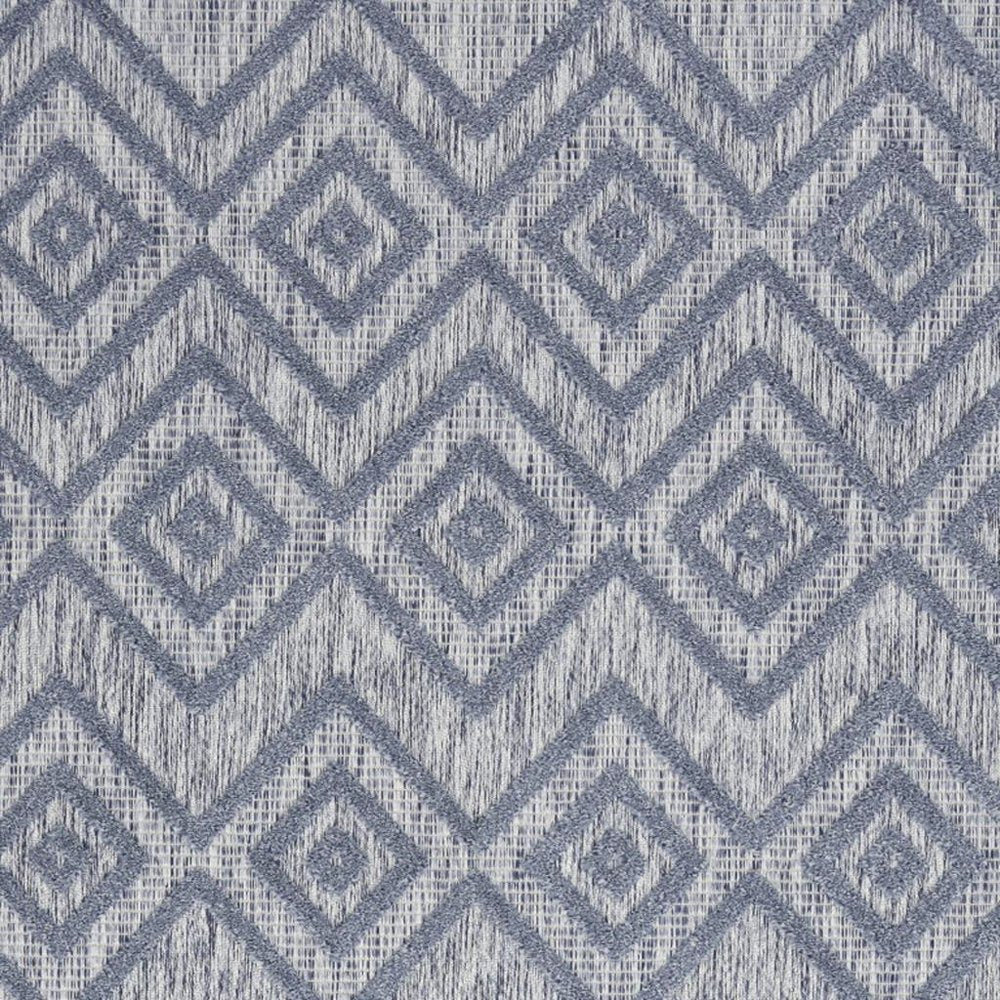 4' X 6' Denim Blue Indoor Outdoor Area Rug HomeRoots