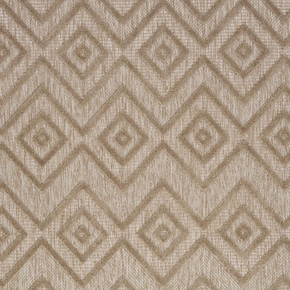 4' X 6' Beige Indoor Outdoor Area Rug HomeRoots
