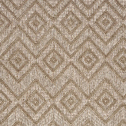4' X 6' Beige Indoor Outdoor Area Rug HomeRoots