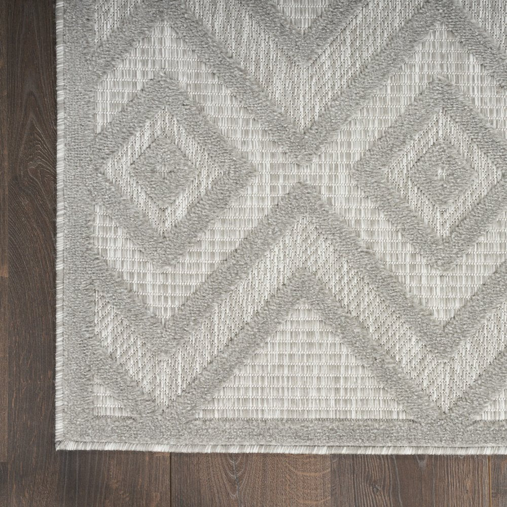 4' X 6' Gray Indoor Outdoor Area Rug — view 9