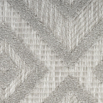 4' X 6' Gray Indoor Outdoor Area Rug