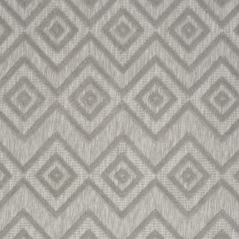 4' X 6' Gray Indoor Outdoor Area Rug — view 1