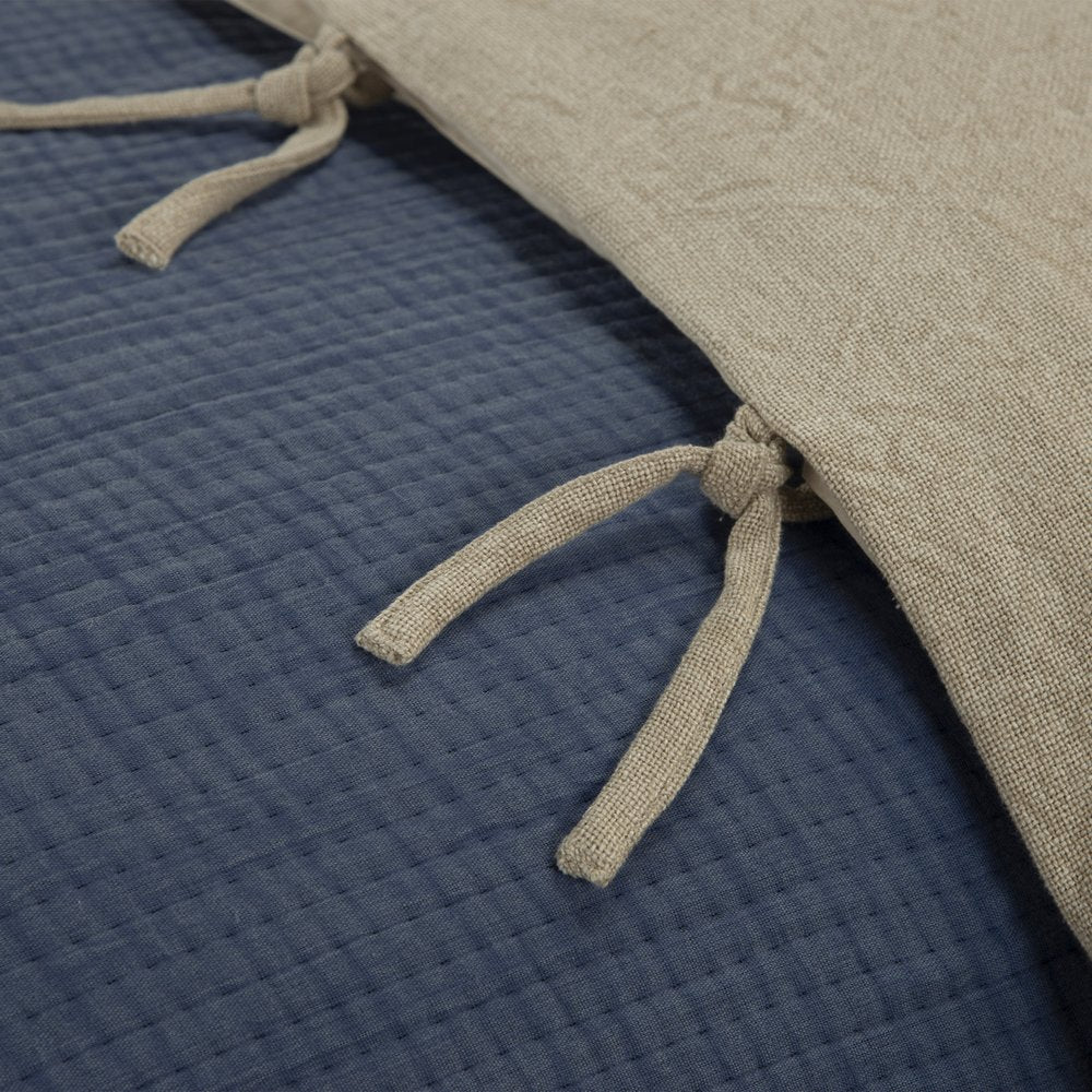 Indigo Checkered King Quilt HomeRoots