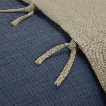 Indigo Checkered King Quilt HomeRoots