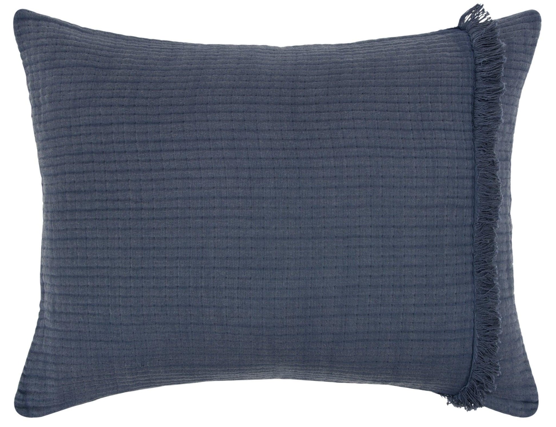 Indigo Queen 100% Cotton 300 Thread Count Machine Washable Down Alternative Comforter - FurniFindUSA