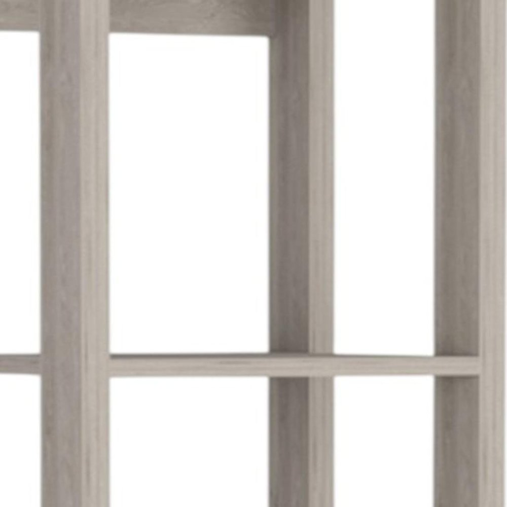 16" Light Gray Wood Freestanding Single Door Bathroom Vanity — view 4