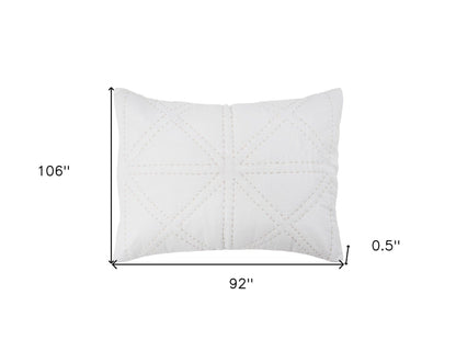White King 100% Cotton 300 Thread Count Machine Washable Down Alternative Comforter - FurniFindUSA