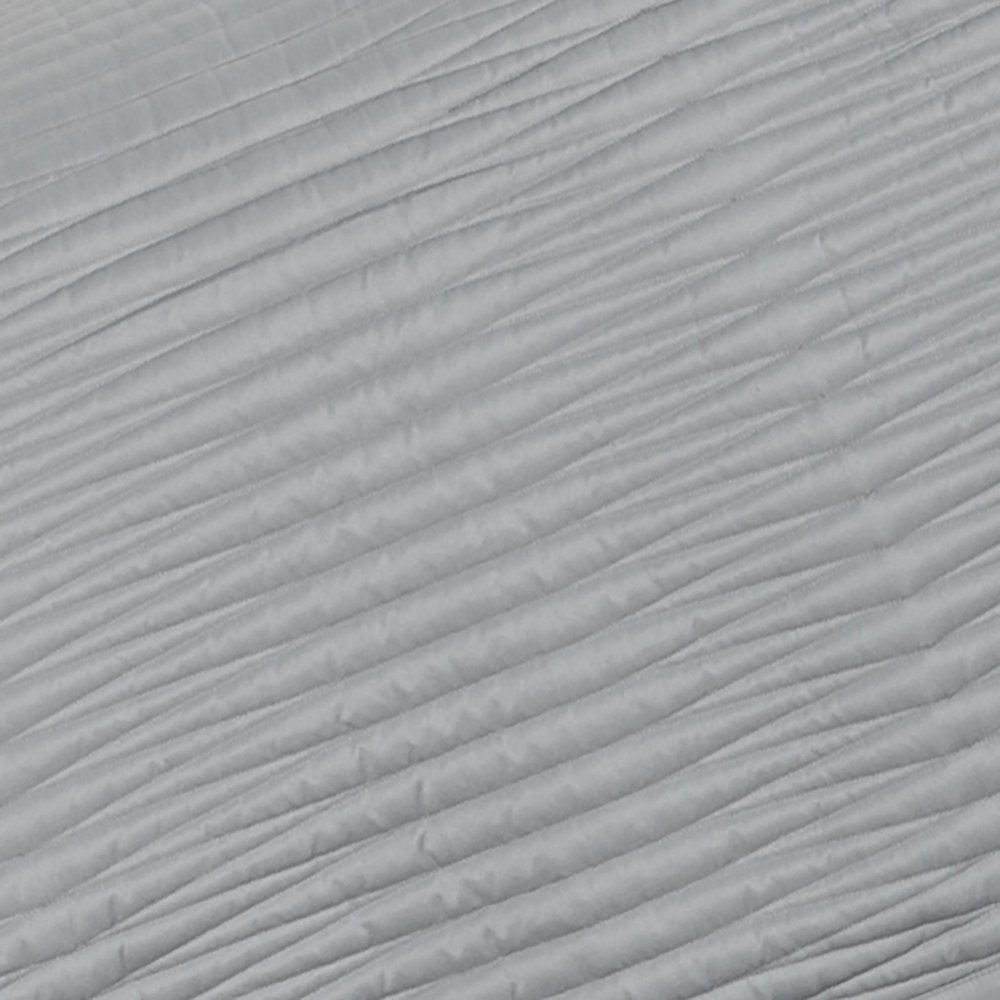 92" X 90" Gray Geometric Cotton Quilt — view 1