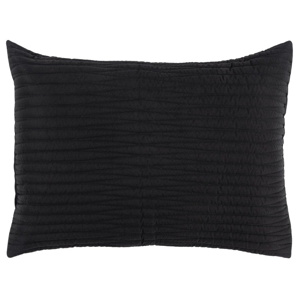 Black Geometric Queen Quilt HomeRoots