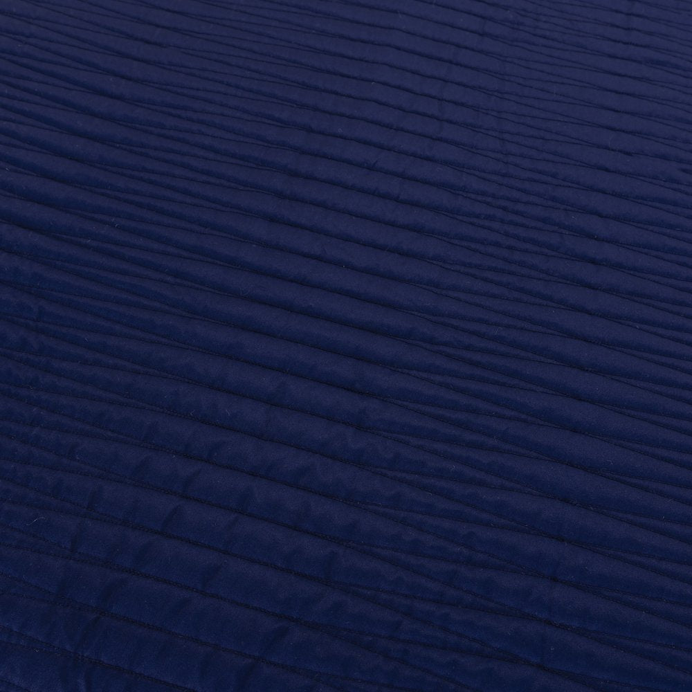 Indigo Geometric King Quilt HomeRoots