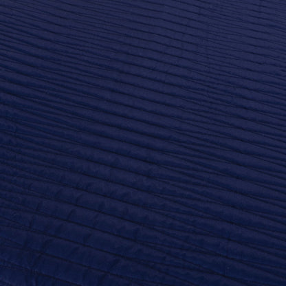 Indigo Geometric King Quilt HomeRoots