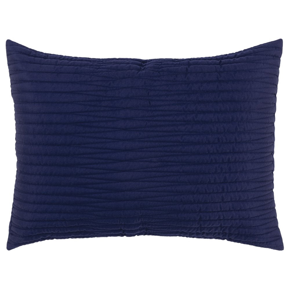 Indigo Geometric King Quilt HomeRoots