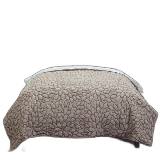 Blush Floral Queen Quilt HomeRoots