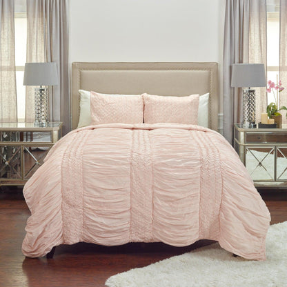 Pink King 100% Cotton 300 Thread Count Machine Washable Down Alternative Comforter - FurniFindUSA