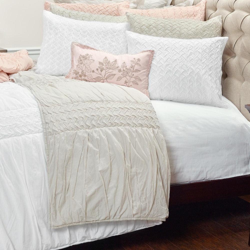 Pink King 100% Cotton 300 Thread Count Machine Washable Down Alternative Comforter - FurniFindUSA