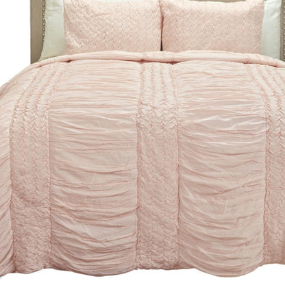 Pink Geometric Queen Quilt HomeRoots