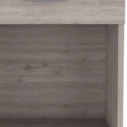 22" Light Gray Wood One Drawer Nightstand HomeRoots