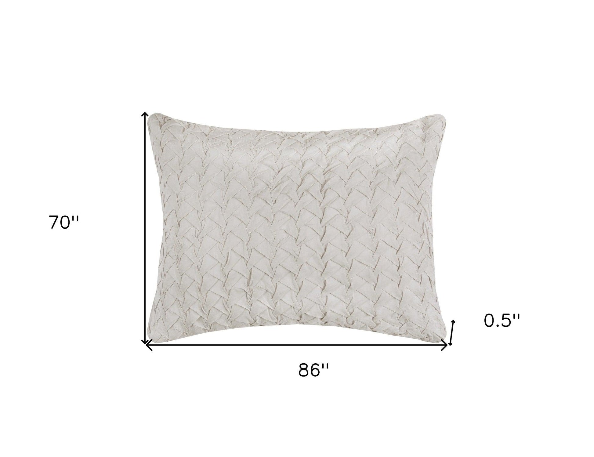 Natural Twin 100% Cotton 300 Thread Count Washable Down Alternative Comforter - FurniFindUSA